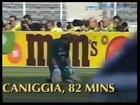 Italia 1990 - Caniggia gol a Brasil relatado por Victor Hugo Morales