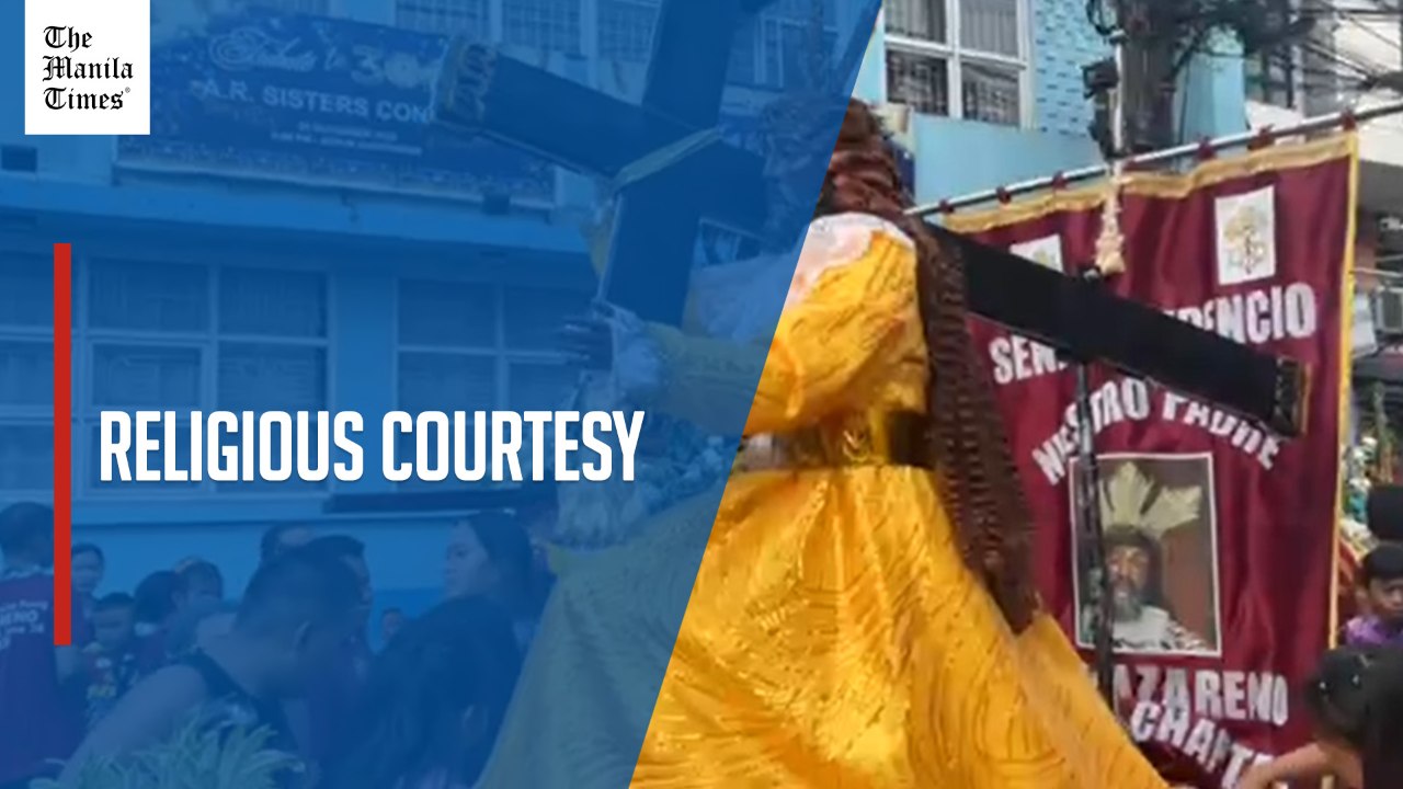 Black Nazarene expected to make brief stop at San Sebastian Parish