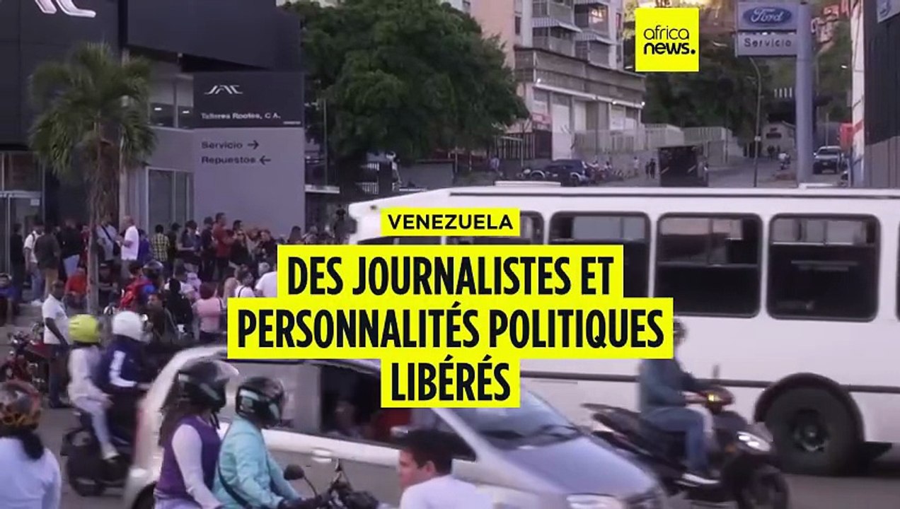 Venezuela : des journalistes et personnalités politiques libérés