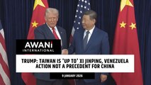 Trump says Venezuela does not give China a Taiwan precedent, but 'it's up to' Xi Jinping