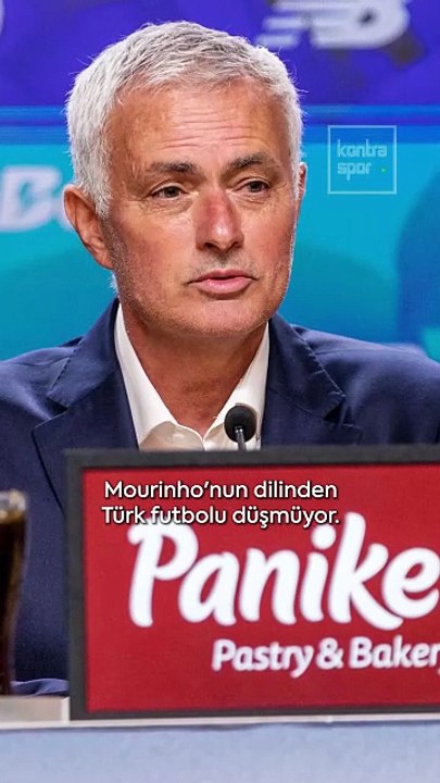 Mourinho Türk futbolunu dilinden düşürmüyor