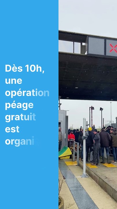 Retour en images sur le péage gratuit des agriculteurs dans l'Orne