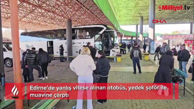Otogarda feci kaza! Geri manevra yapmak isteyen otobüs ileri gitti, 1 kişi öldü