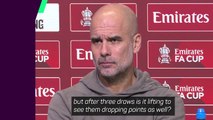 City are not thinking about Arsenal dropping points - Guardiola