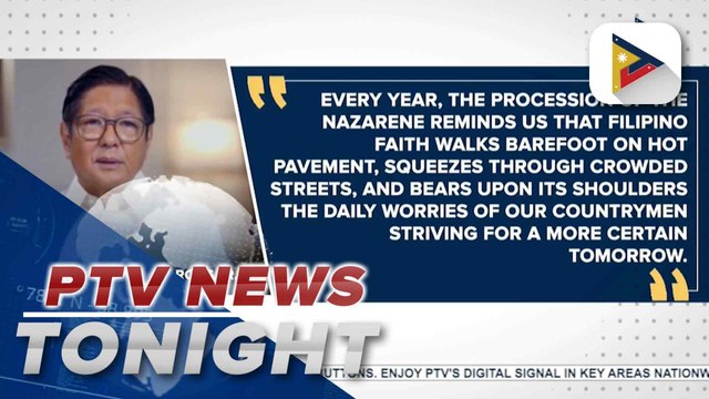 PBBM highlights the values of compassion, sacrifice, and unity in faith as many Filipinos take part in #Traslacion2026