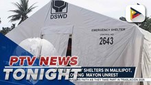 LGU sets up emergency shelters in Malilipot, Albay following #Mayon unrest