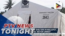 LGU sets up emergency shelters in Malilipot, Albay following #Mayon unrest