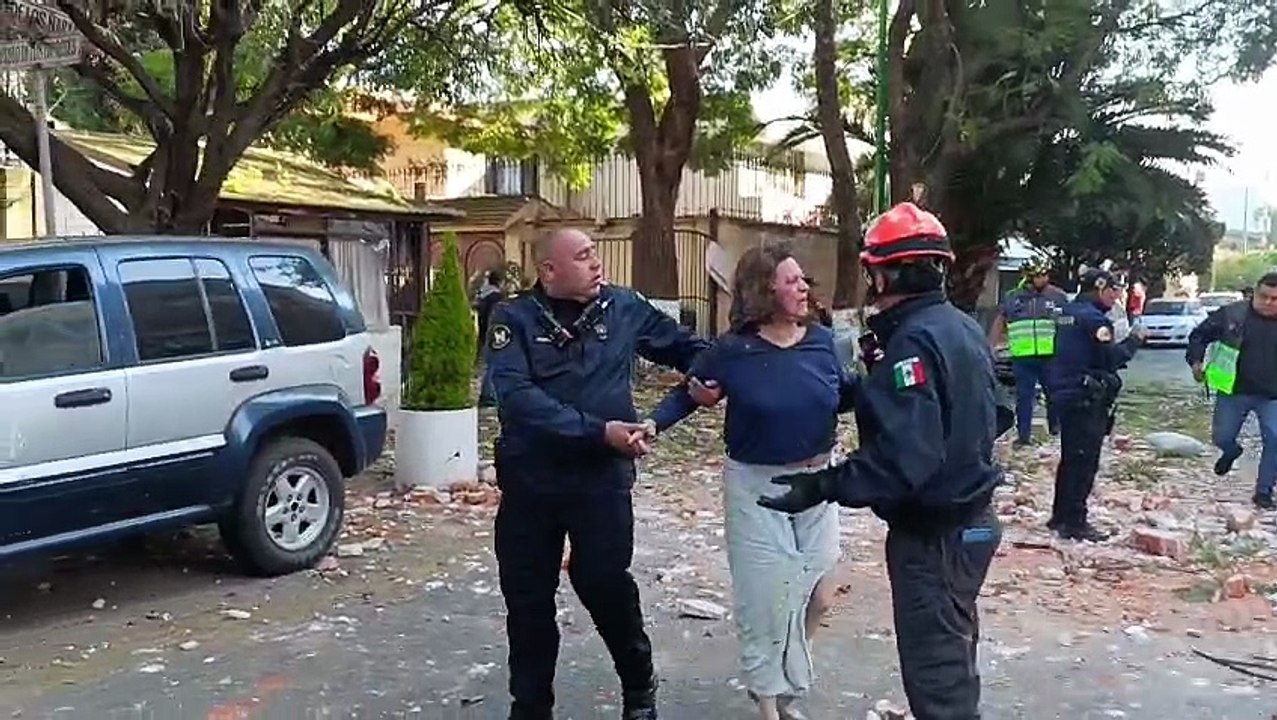 Explosión de gas en edificio en Taxqueña