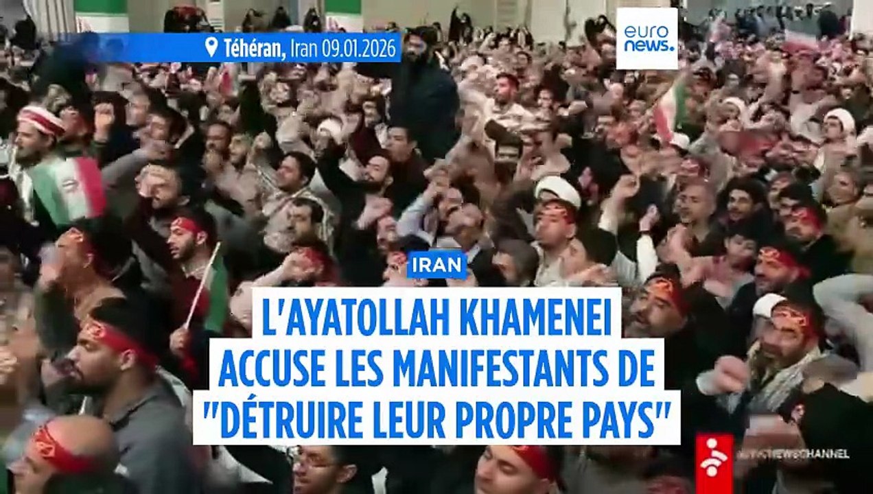 Iran : le guide suprême affirme que les manifestants "détruisent leurs propres rues" pour plaire à Trump