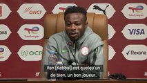 FOOTBALL : CAN 2025 : Nigeria - Duel entre joueurs du Paris FC, Simon prêt à tacler Kebbal pour la gagne !