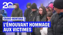 Minute de silence, recueillement... Forte émotion à Crans-Montana