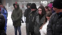 Minute de silence en Suisse pour les victimes de l'incendie de Crans-Montana