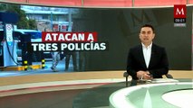 Atacan a tres policías en Ciudad Juárez, Chihuahua