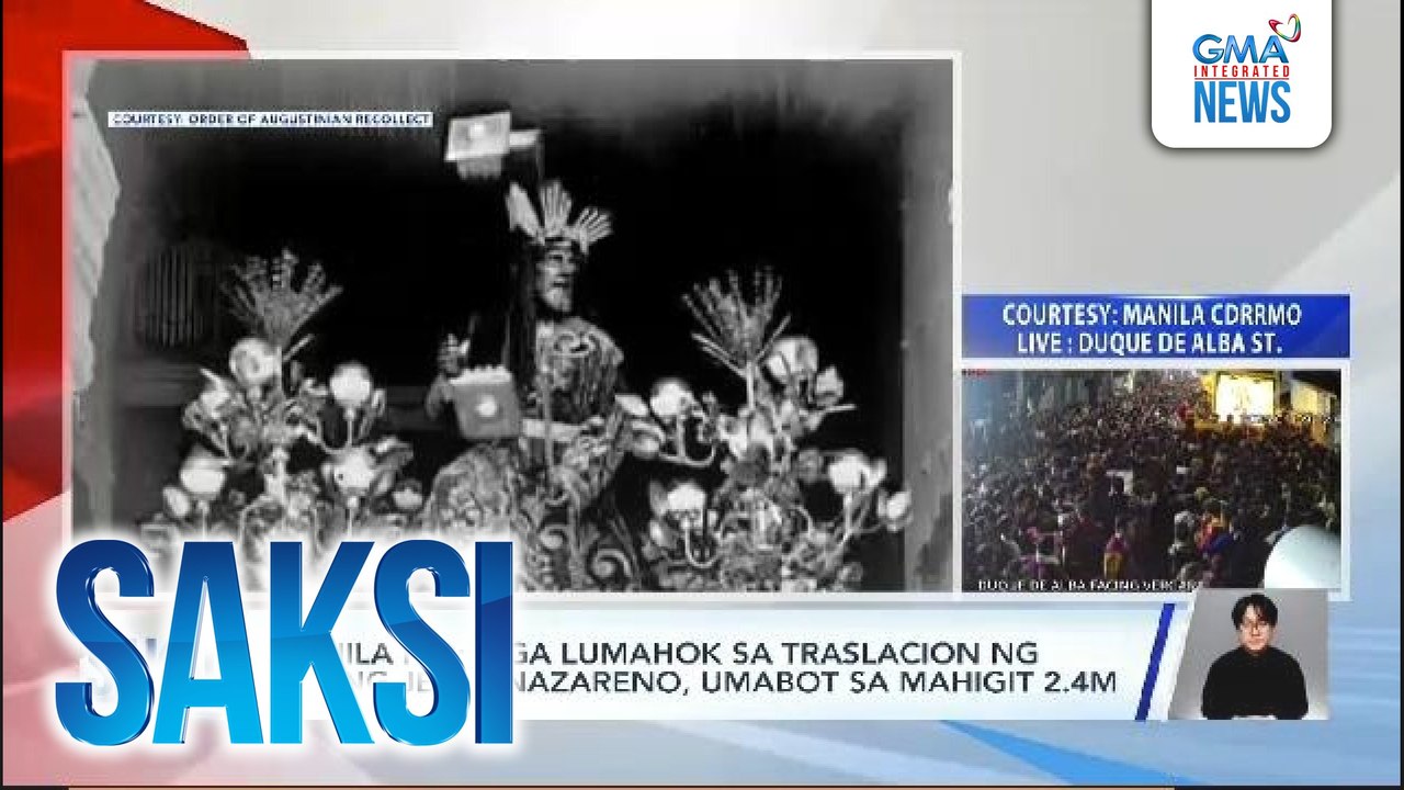 Debosyon ng mga katoliko sa Poong Hesus Nazareno, 'di natinag kahit sa panahon ng giyera o batas-militar | Saksi