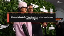 Rihanna Is Ready for Valentine’s Day in Red Lacy Savage x Fenty Lingerie