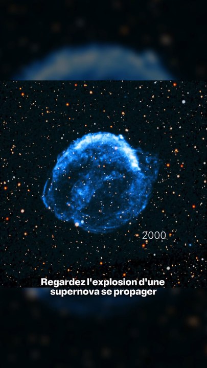 L’explosion d’une étoile observée sur 25 ans 😳