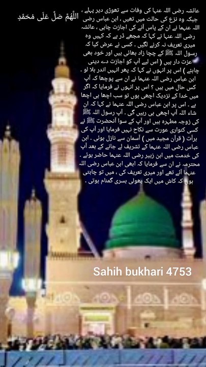 Sahih bukhari 4753