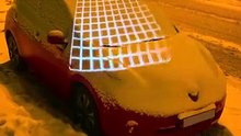 Projection mapping sur une voiture