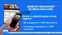 Arranca el registro de celulares, todos los usuarios deben vincular la CURP