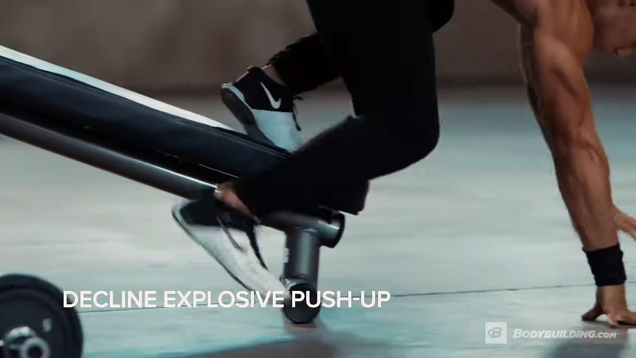 Decline Explosive Push-Up  Exercise Guide_Clip
