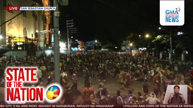 Dungaw o pagtatagpo ng Poong Nazareno at Birheng Maria ng San Sebastian Church, inaabangan | SONA