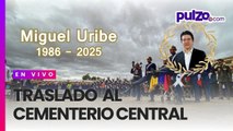 🔴 EN VIVO | Traslado de Miguel Uribe Turbay a Cementerio Central de Bogotá | Pulzo