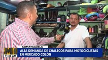 Hondureño emprende con chalecos reflectantes por alta demanda en mercados