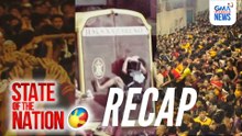 State of the Nation: (Part 1) Pista ng Jesus Nazareno 2026;Landslide sa Cebu; Ashfall ng Mayon