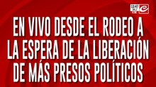 En vivo desde el rodeo a la espera de la liberación de más presos políticos