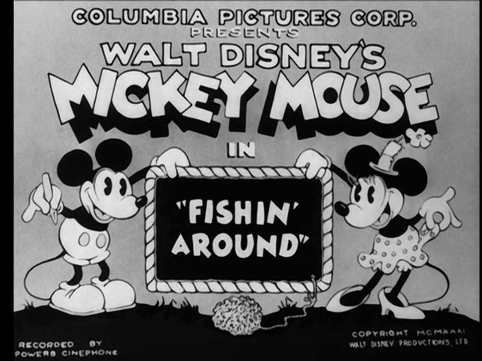 Mickey Mouse e Pluto - Pescando por Aí (1931)