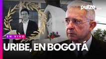 EN VIVO | El expresidente Álvaro Uribe visita el lugar del atentado a Miguel Uribe Turbay