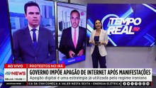 Protestos no Irã: Governo impõe apagão de internet e energia após manifestações | TEMPO REAL
