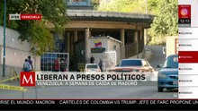 Liberan a presos políticos en Venezuela a una semana de la caída de Maduro