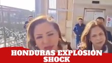 Honduras politician is hit by explosive device in terrifying incident