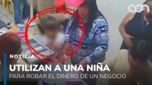 Utilizan a una niña para robar el dinero de un negocio de comida