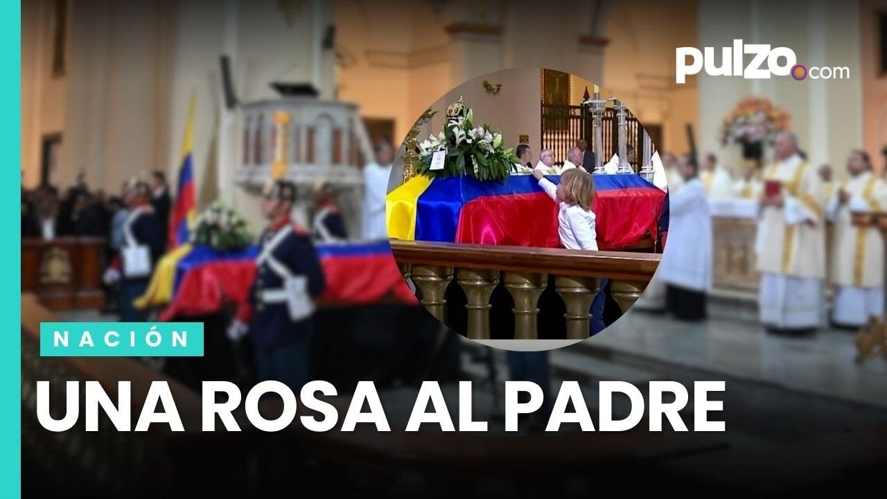 Hijo de Miguel Uribe le lleva rosas a su padre | Pulzo