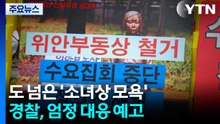 도 넘은 ’소녀상 모욕’ 시위...경찰, 엄정 대응 예고 / YTN