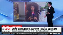 Eleições 2026: União Brasil reforça apoio a Tarcísio de Freitas