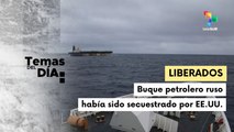 EE.UU. libera a dos tripulantes del petrolero ruso Marinera