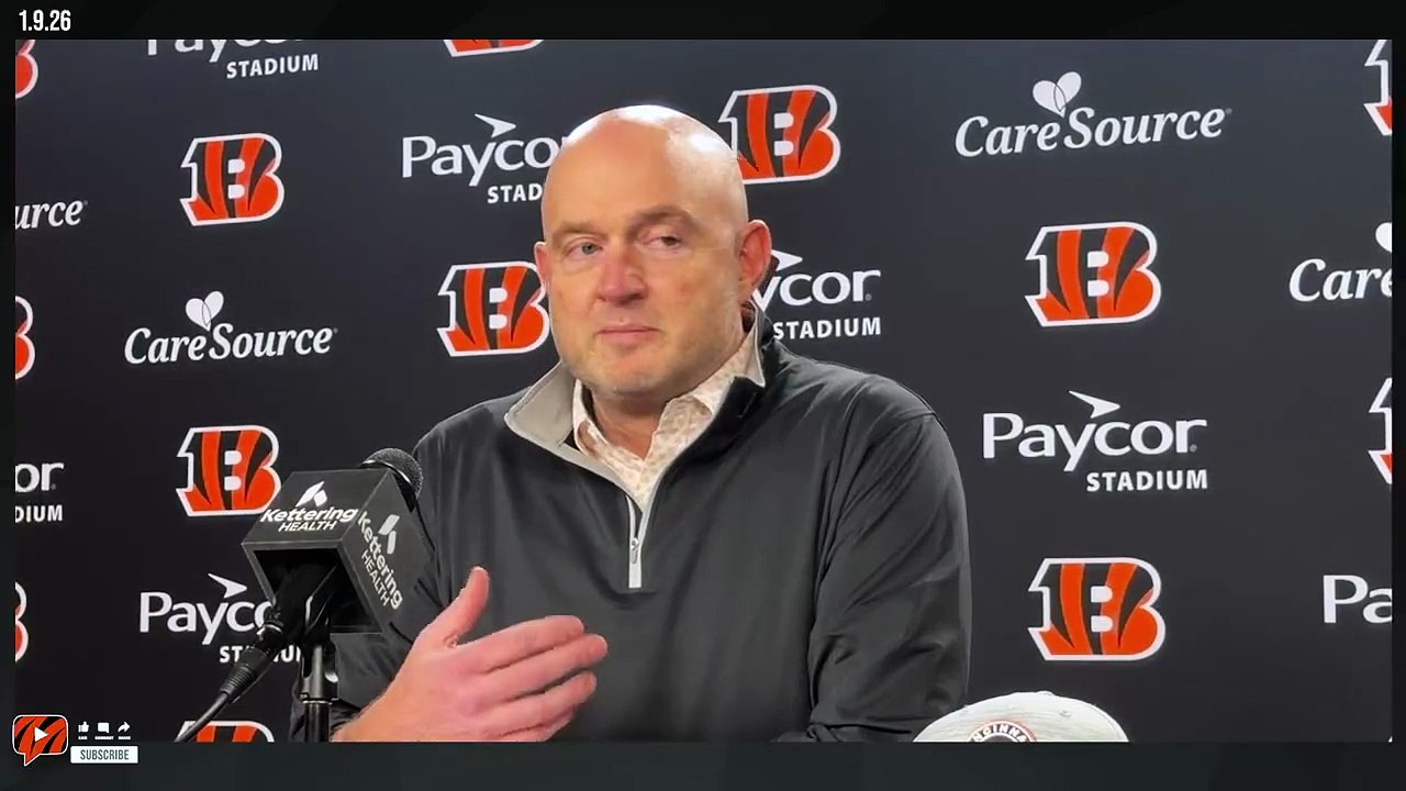 Duke Tobin's Opening Statement During Bengals 2025 Season-Wrap Up News Conference