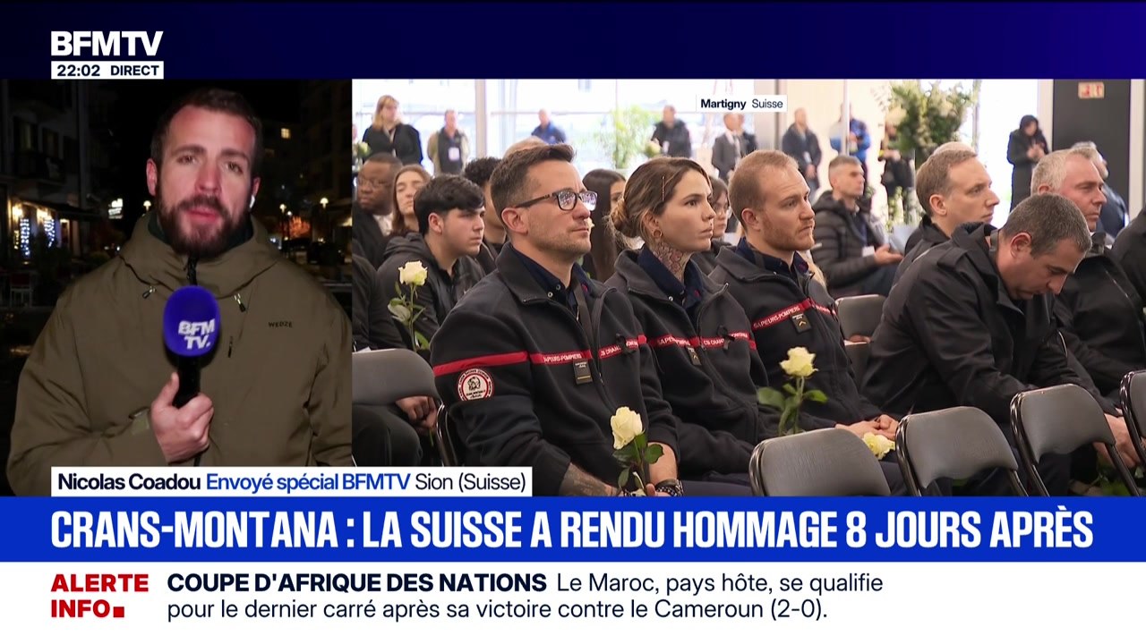Crans-Montana : la Suisse a rendu hommage 8 jours après - 09/01