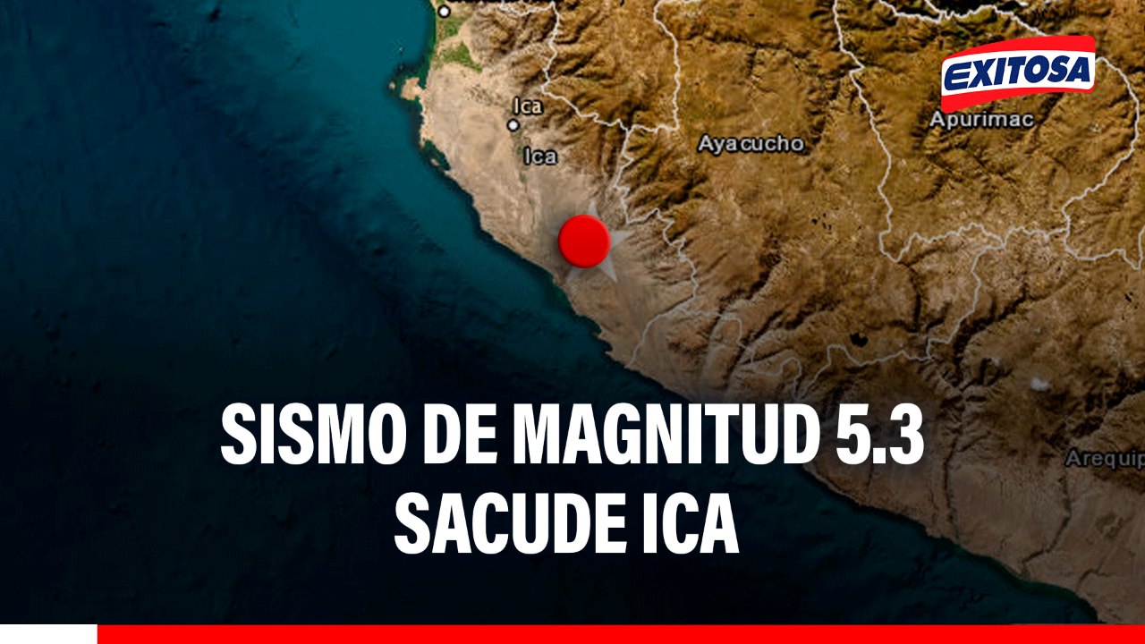 Sismo de magnitud 5.3 REMECE ICA: Fuerte TEMBLOR también se sintió en Lima