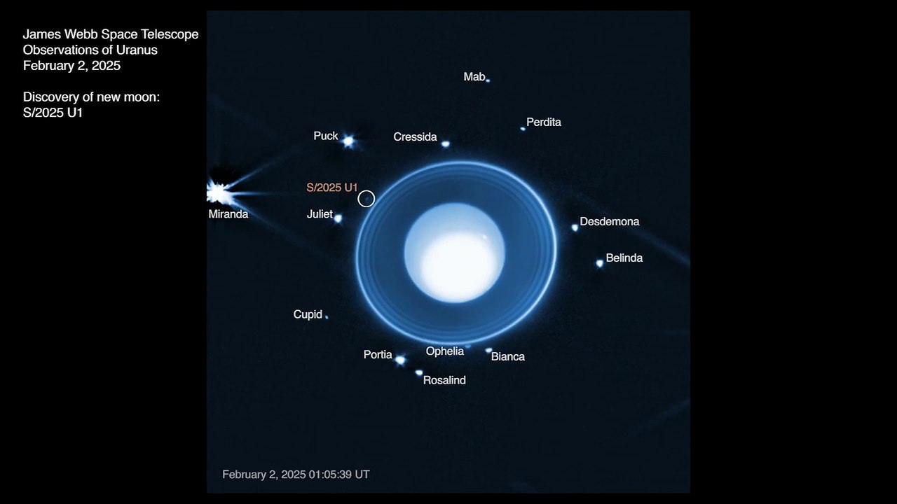 James Webb Space Telescope Discovers Moon Orbiting