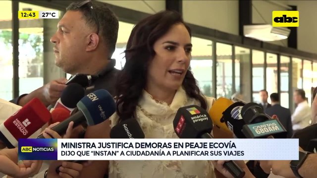 Ministra justifica demoras en peaje de la Ecovía y pide a ciudadanos “planificar” sus viajes