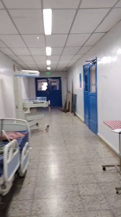 Taladros trabajando en la Unidad de Cuidados Intensivos Pediátricos del Hospital de Clínicas