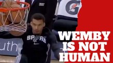 Victor Wembanyama makes a move that no other NBA player could