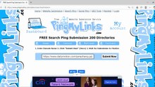 FREE Search Ping Submission 200 Directories