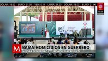 La gobernadora de Guerrero reportó una baja en los homicidios dentro del estado