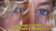 Luciano Castro se mostró apenado por la filtración de sus audios a una joven española