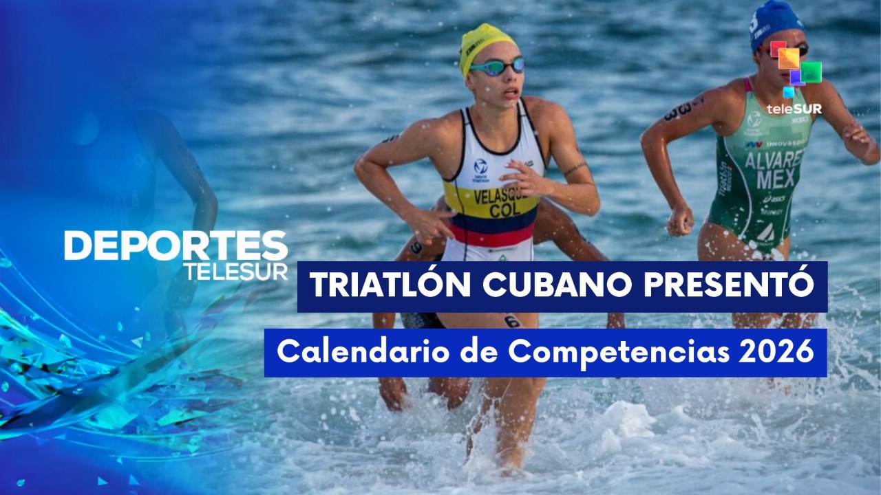 Triatlón cubano presentó calendario de competencias 2026 DEPORTES TELESUR 09-01-2026